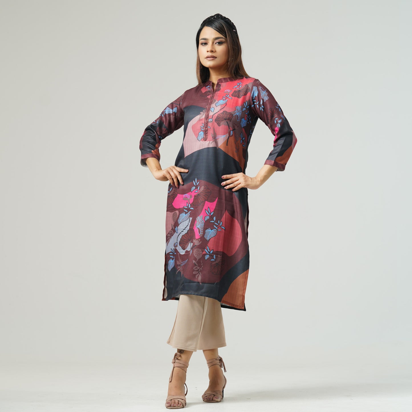 Womens Multicolor Kurti