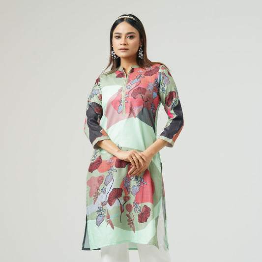 Womens Multicolor Kurti