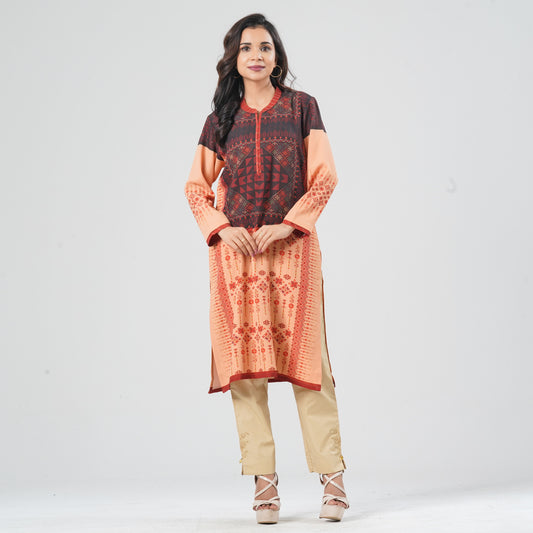 Women's Blended Silk Kurti