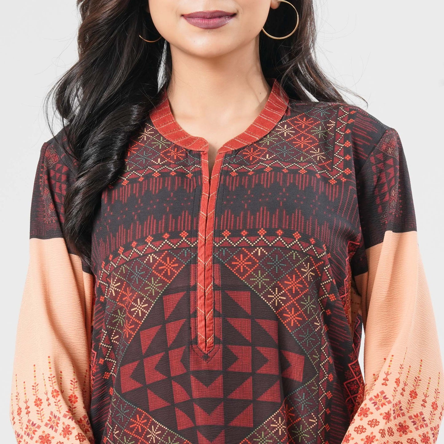Women's Blended Silk Kurti