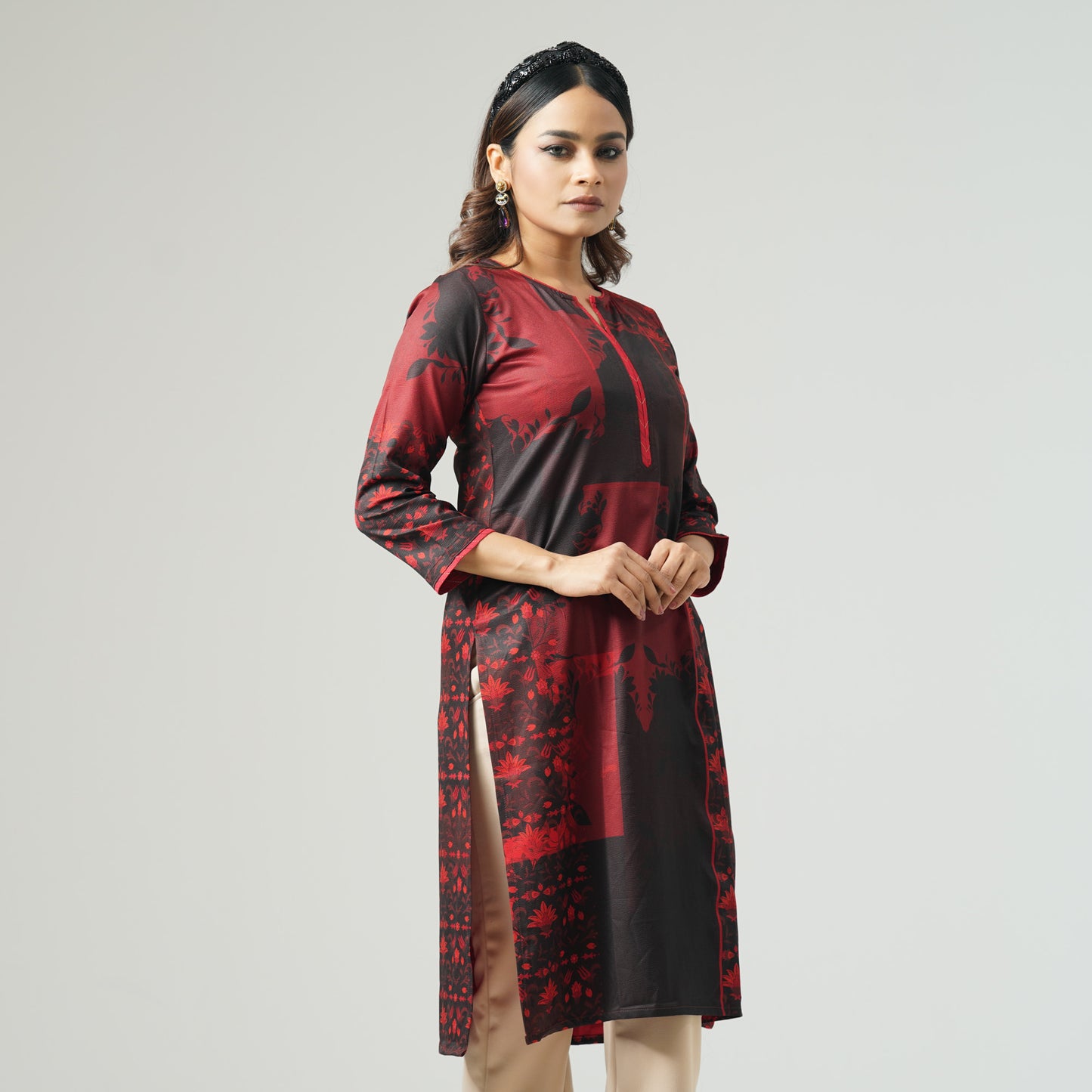 Womens Ethnic Multi-Color Kurti