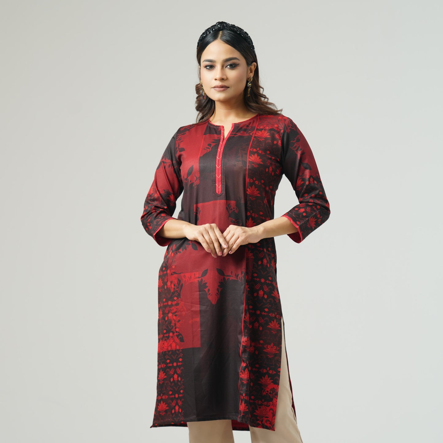 Womens Ethnic Multi-Color Kurti