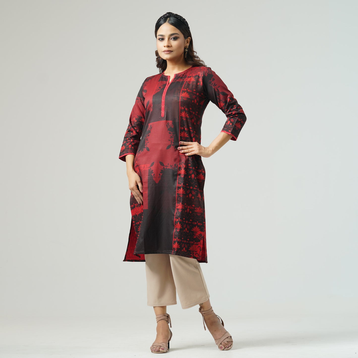 Womens Ethnic Multi-Color Kurti