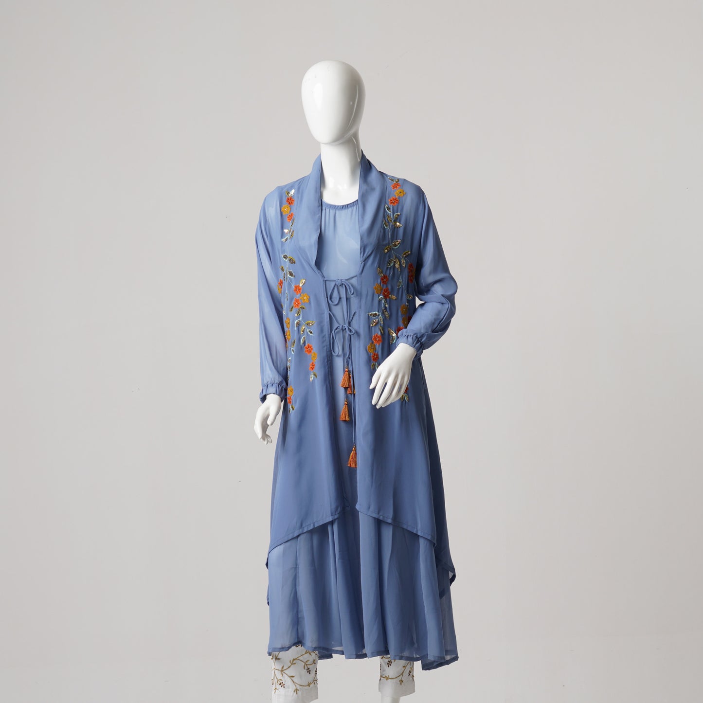 Womens Kurti-Sky Blue