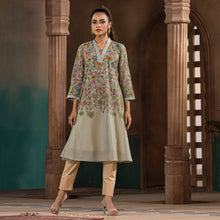 Load image into Gallery viewer, ETHNIC PREMIUM KURTI-OLIVE
