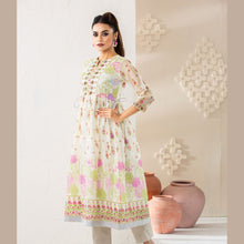 Load image into Gallery viewer, ETHNIC PREMIUM KURTI-WHITE
