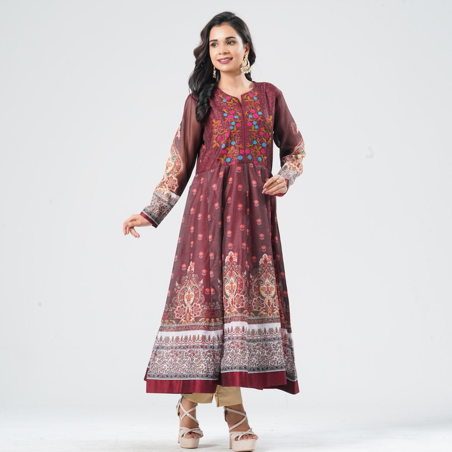 Women's Premium Anarkali Kurti