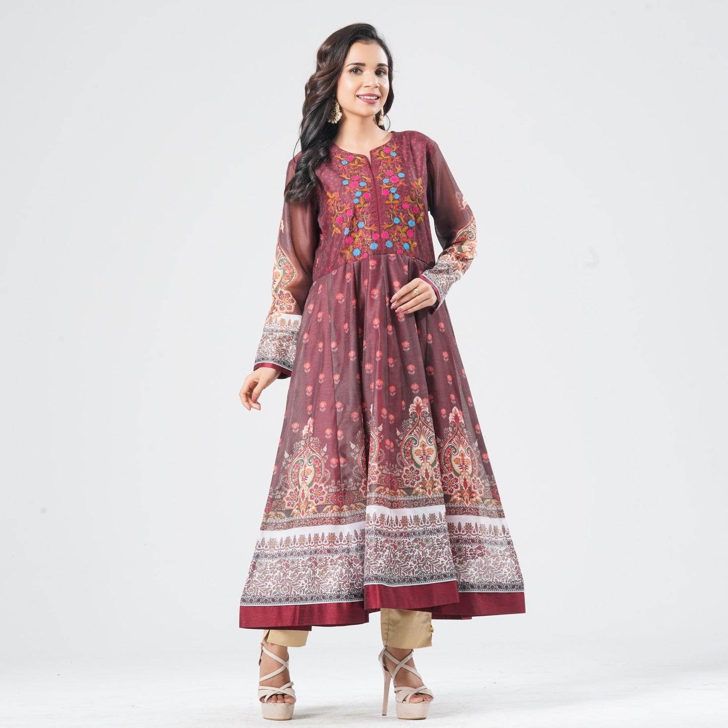 Women's Premium Anarkali Kurti
