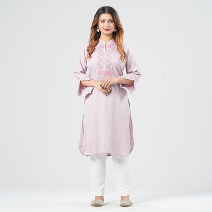 Women’s Silk Embroidered Kurti