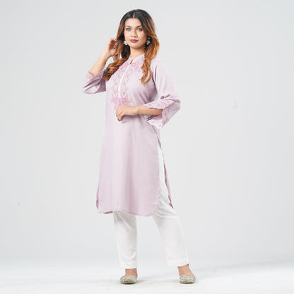 Women’s Silk Embroidered Kurti