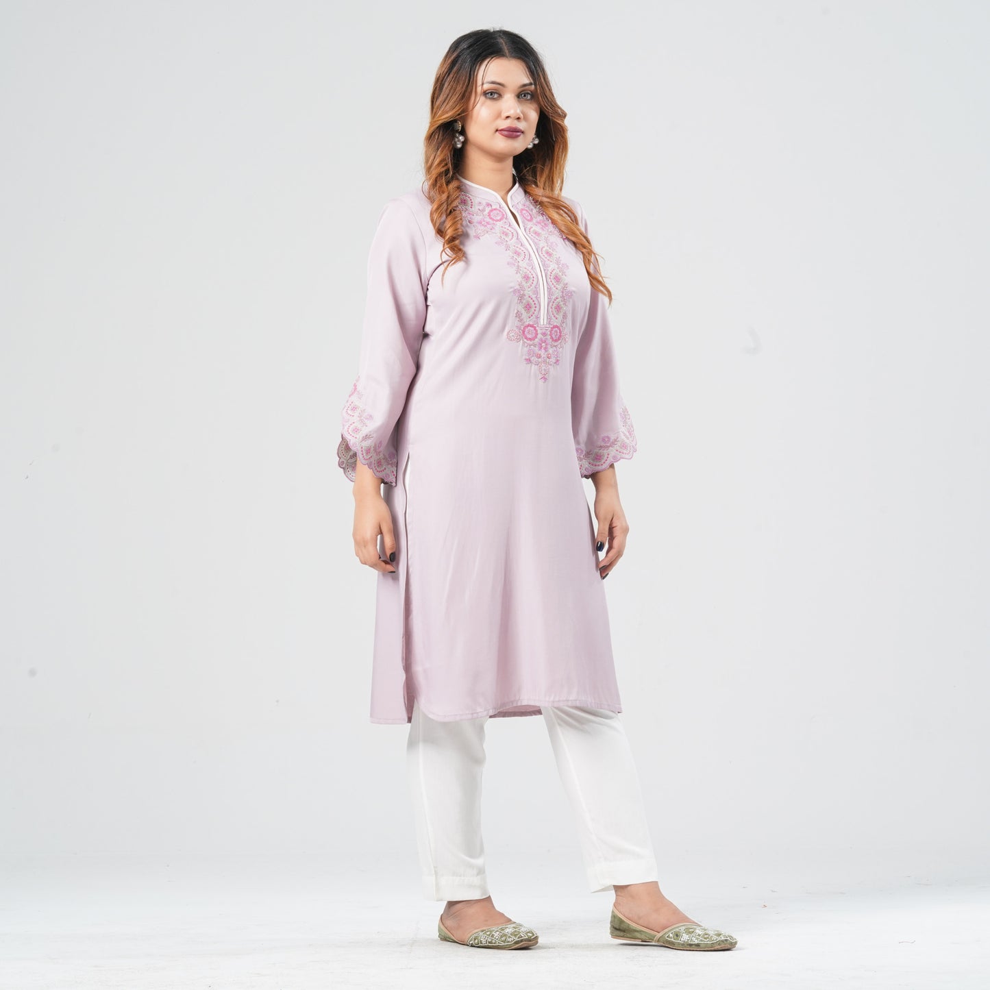 Women’s Silk Embroidered Kurti