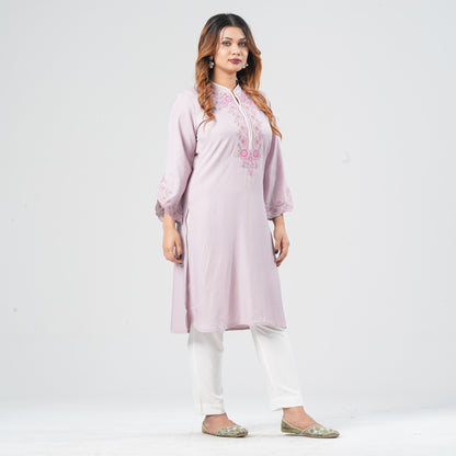 Women’s Silk Embroidered Kurti