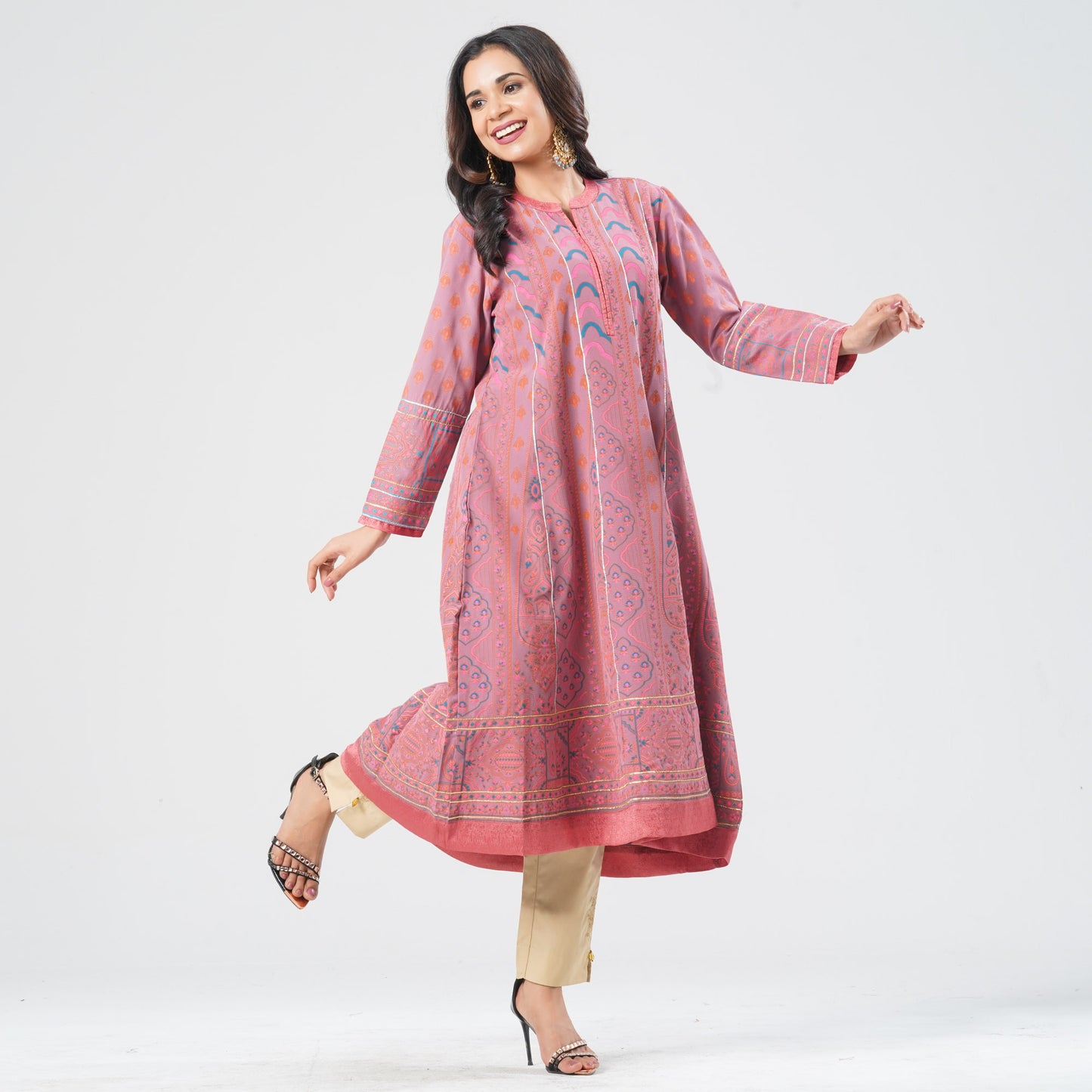 Women’s Cotton Crinkle Georgette Kurti