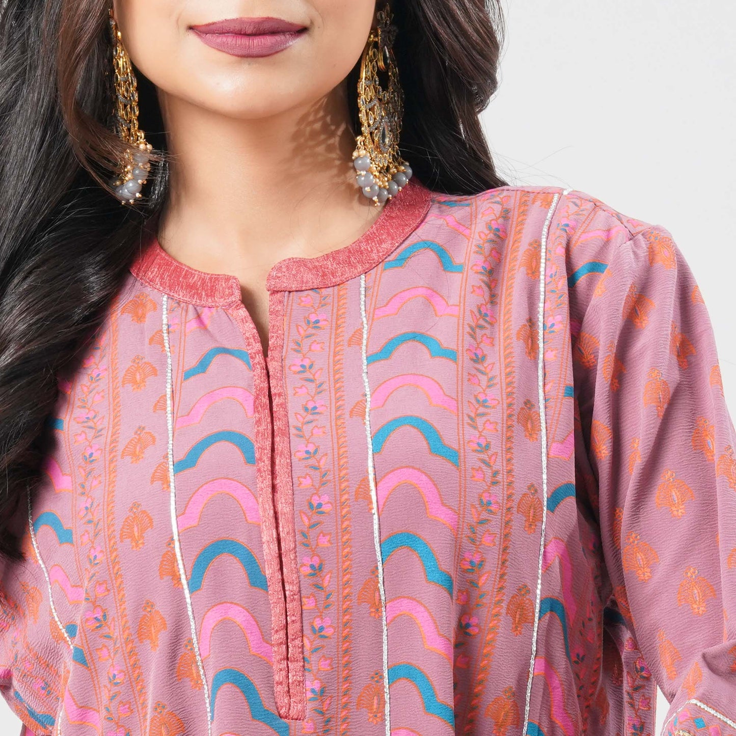 Women’s Cotton Crinkle Georgette Kurti