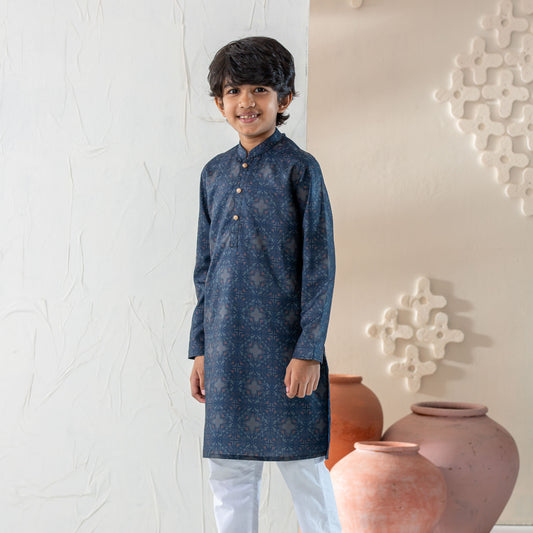 Boys Royal Blue Panjabi