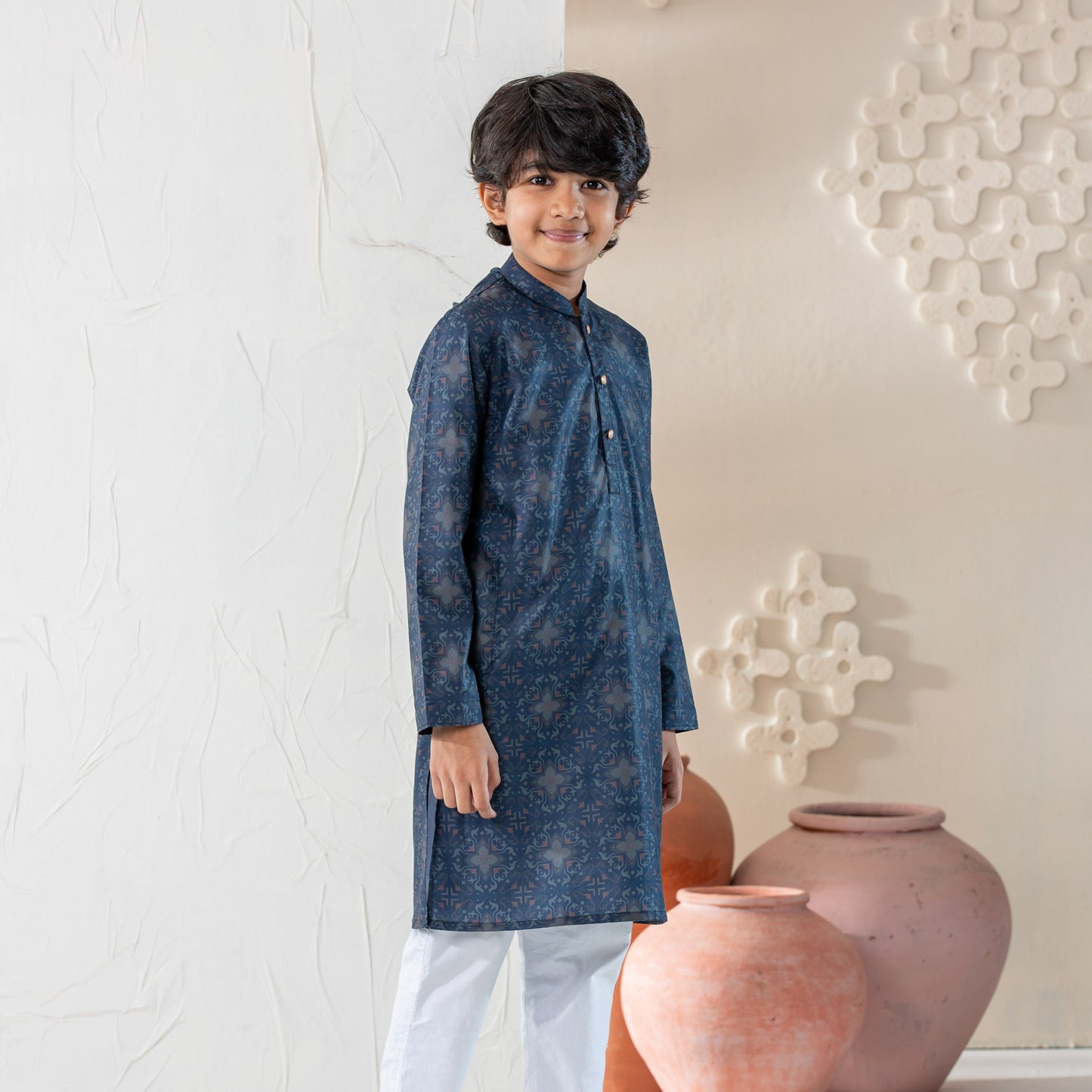 Boys Royal Blue Panjabi