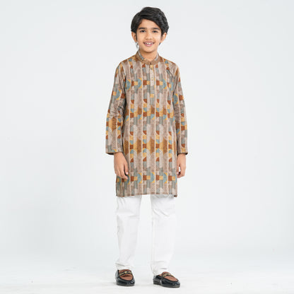 Boy's Printed Panjabi