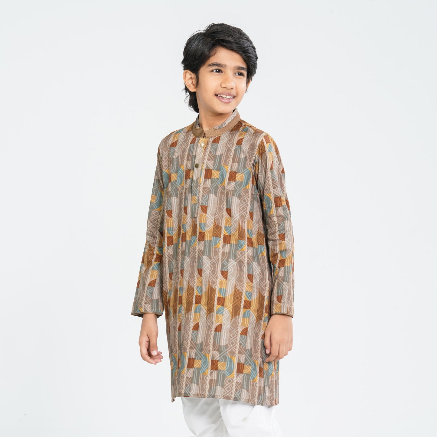 Boy's Printed Panjabi