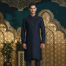 Load image into Gallery viewer, MENS BASIC PANJABI-BLACK
