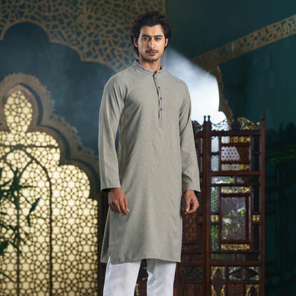 Men's Light Olive Panjabi