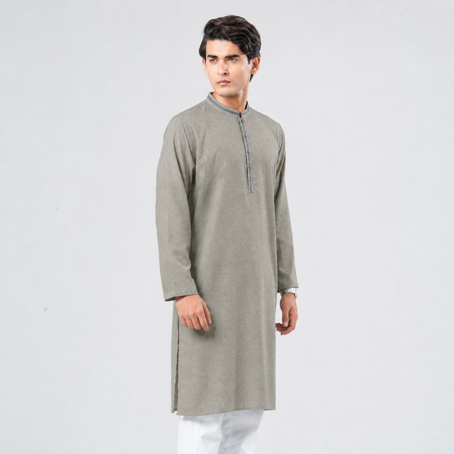 Men's Light Olive Panjabi