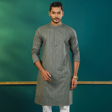 Load image into Gallery viewer, MENS BASIC PANJABI-DEEP OLIVE
