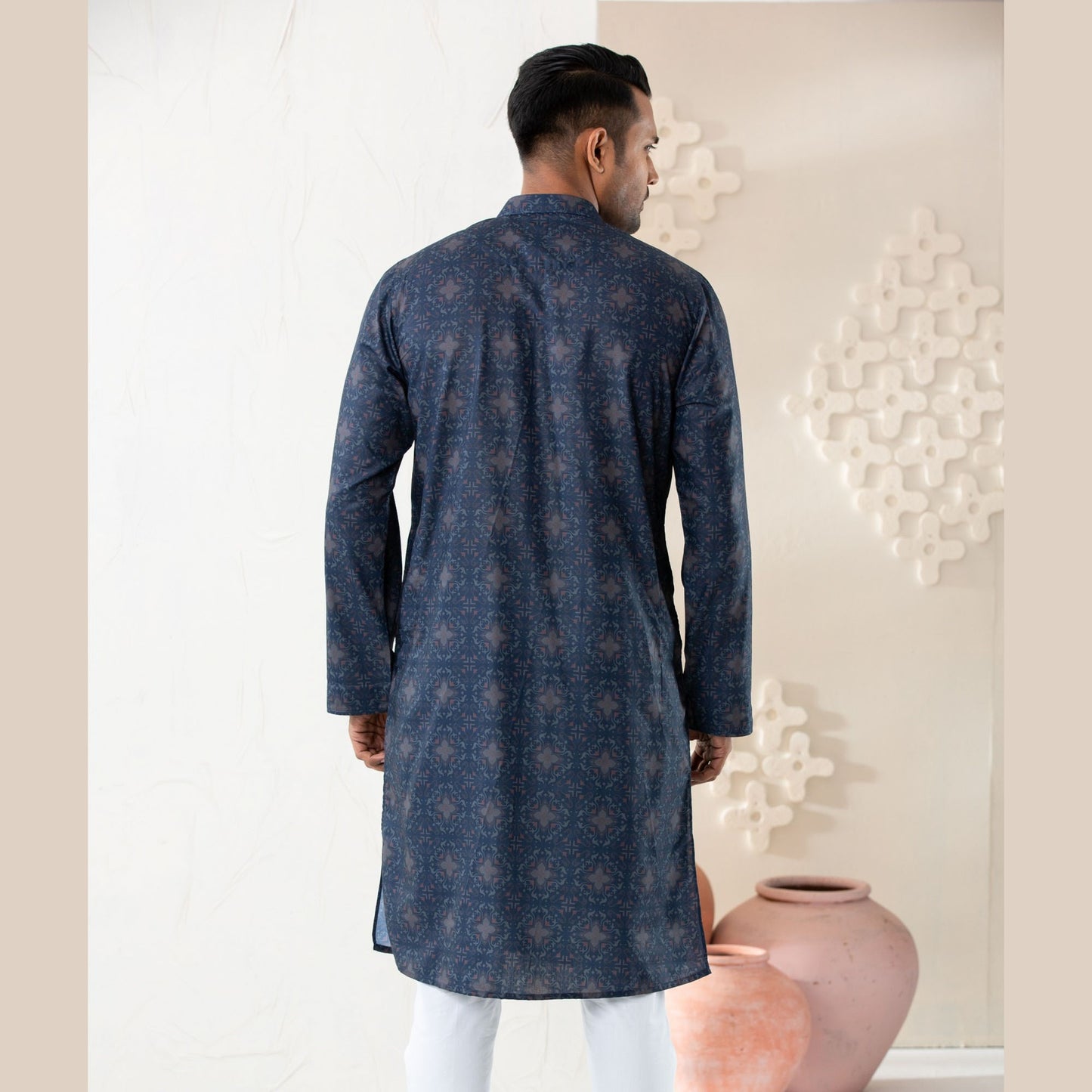 Men's Royal Blue Panjabi
