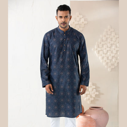 Men's Royal Blue Panjabi