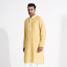 Load image into Gallery viewer, Men Yellow Panjabi
