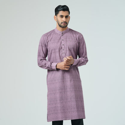Mens Basic Panjabi-MAUVE