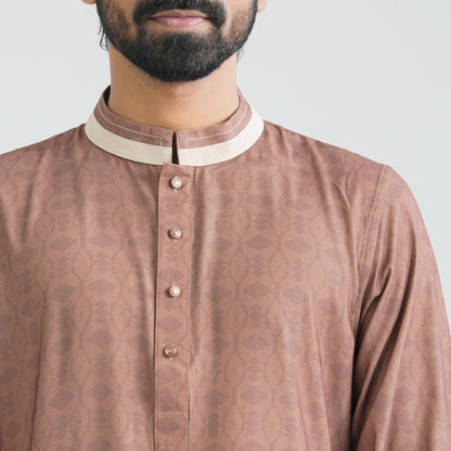 Mens Brown Panjabi