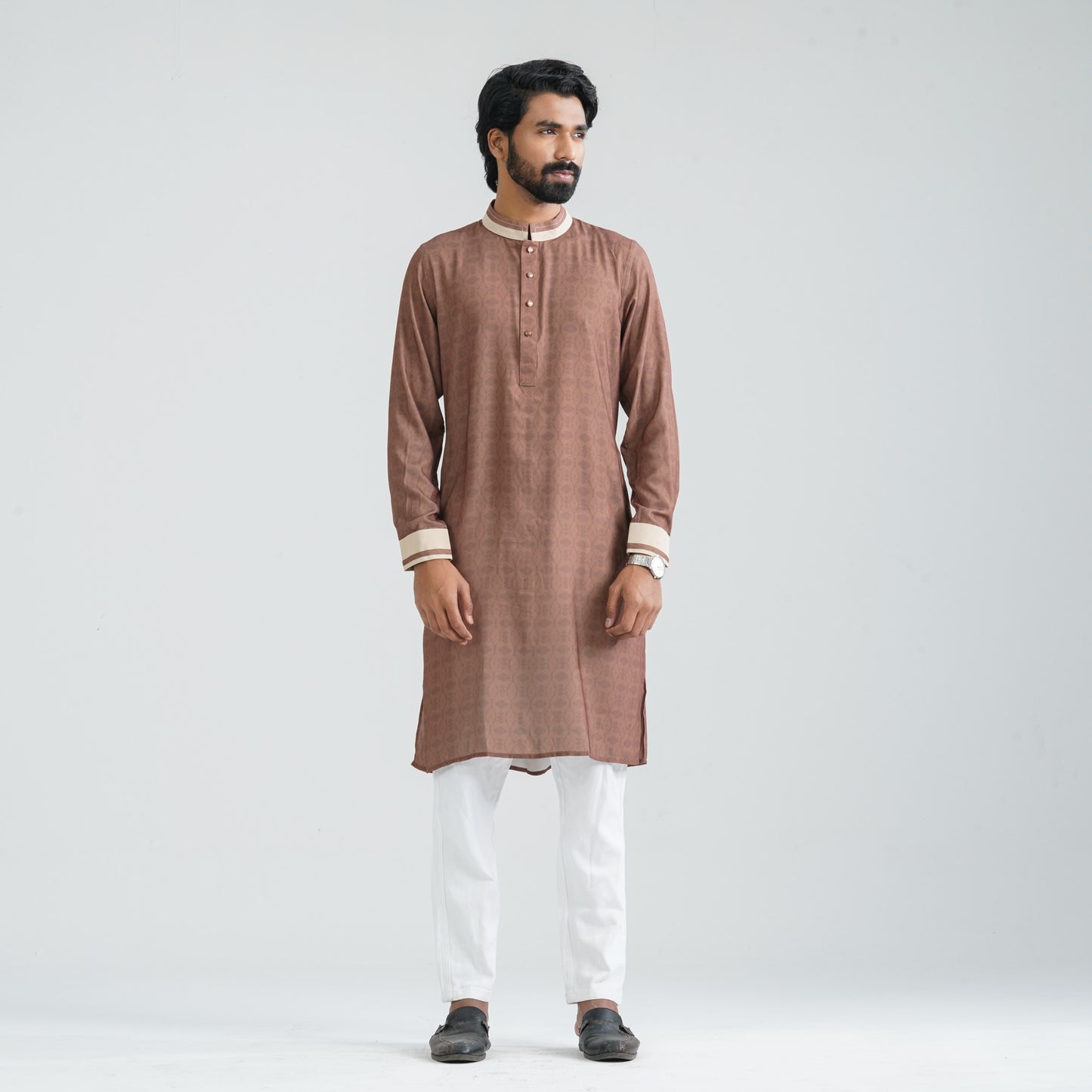 Mens Brown Panjabi