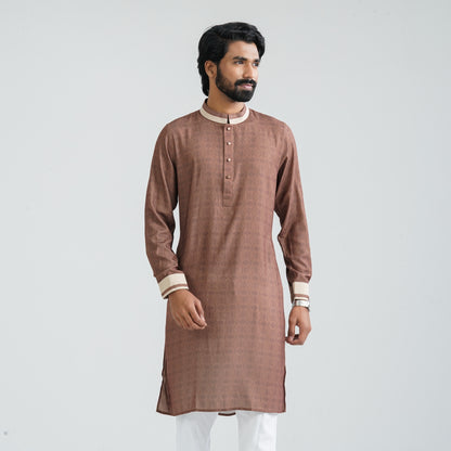 Mens Brown Panjabi