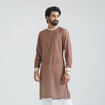 Mens Brown Panjabi
