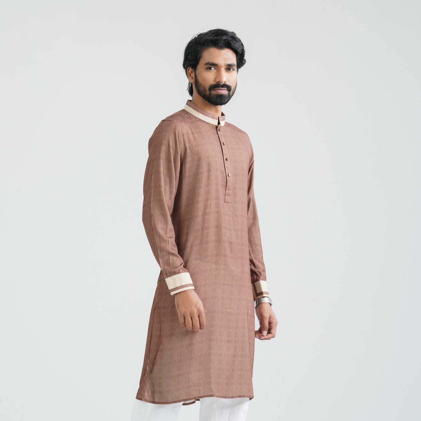 Mens Brown Panjabi