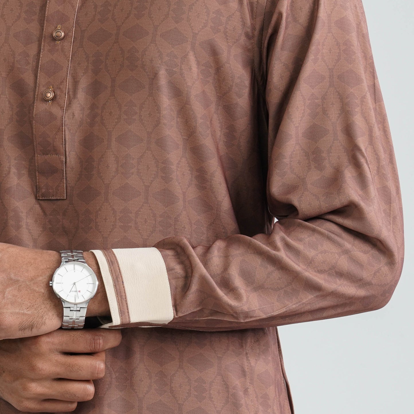 Mens Brown Panjabi