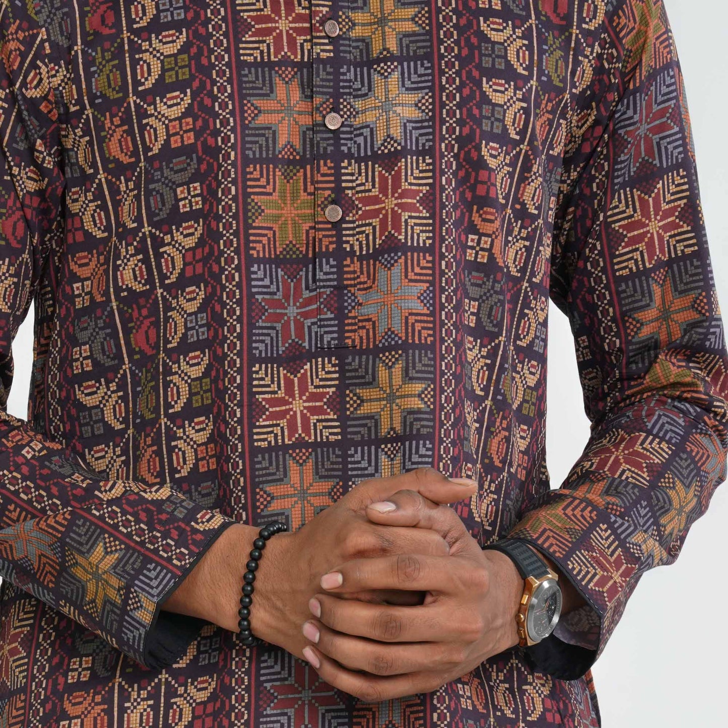 Men’s Blended Fabric Panjabi