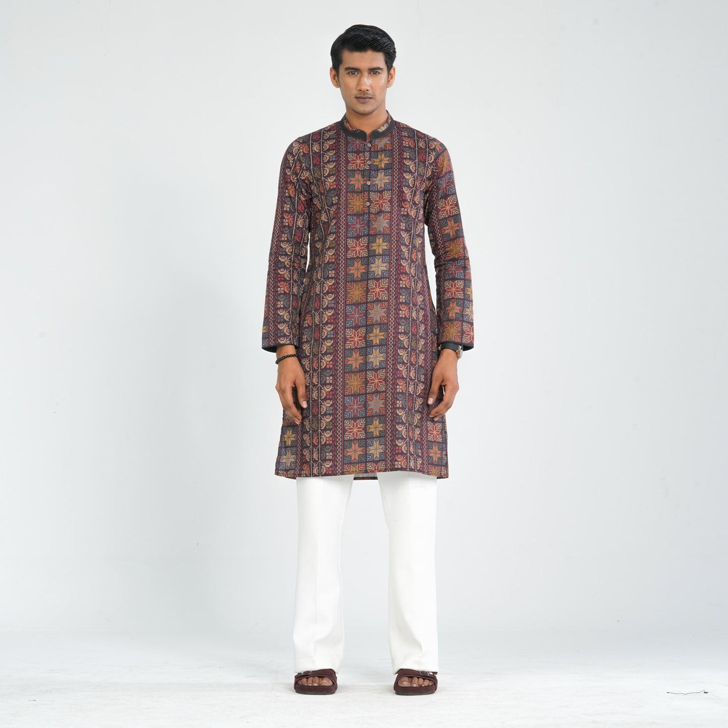 Men’s Blended Fabric Panjabi