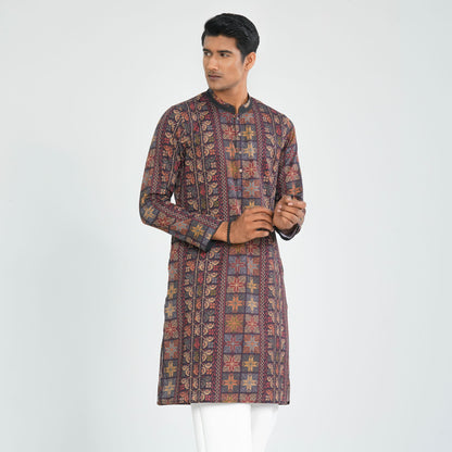Men’s Blended Fabric Panjabi