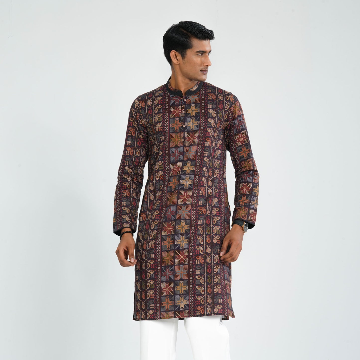 Men’s Blended Fabric Panjabi