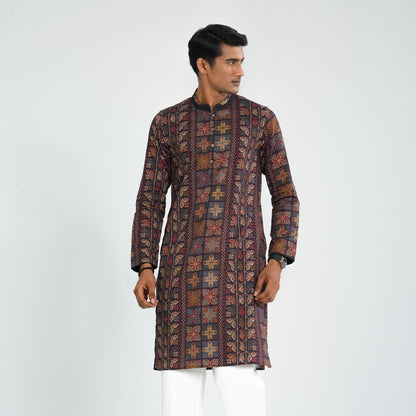Men’s Blended Fabric Panjabi