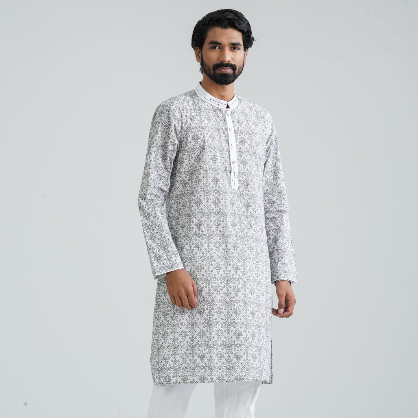 Men’s White Panjabi