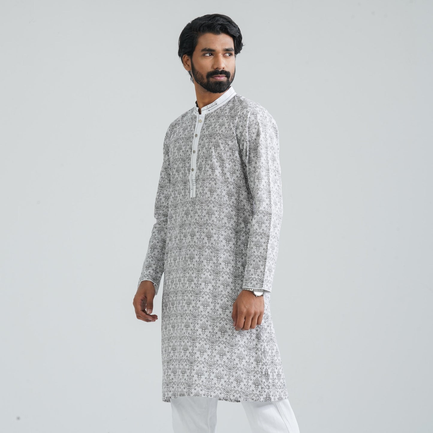 Men’s White Panjabi