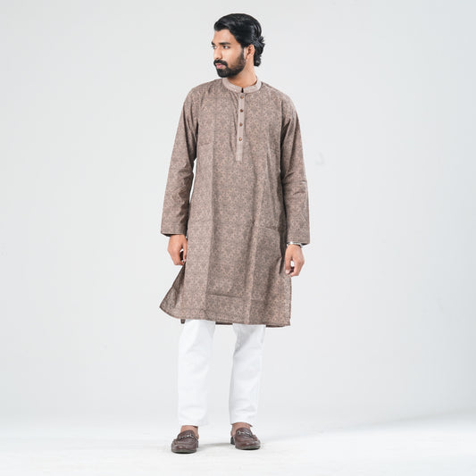 Men's Blended Cotton Panjabi