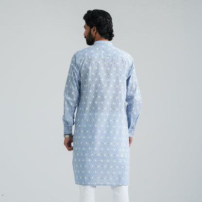 Men’s Powder Blue Panjabi