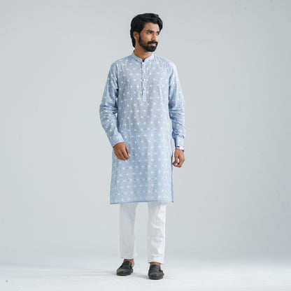 Men’s Powder Blue Panjabi