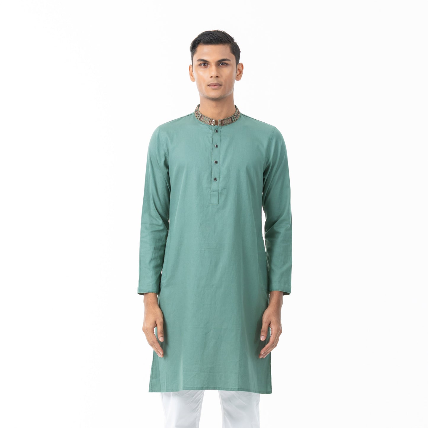 Mens Mint Karchupi Panjabi