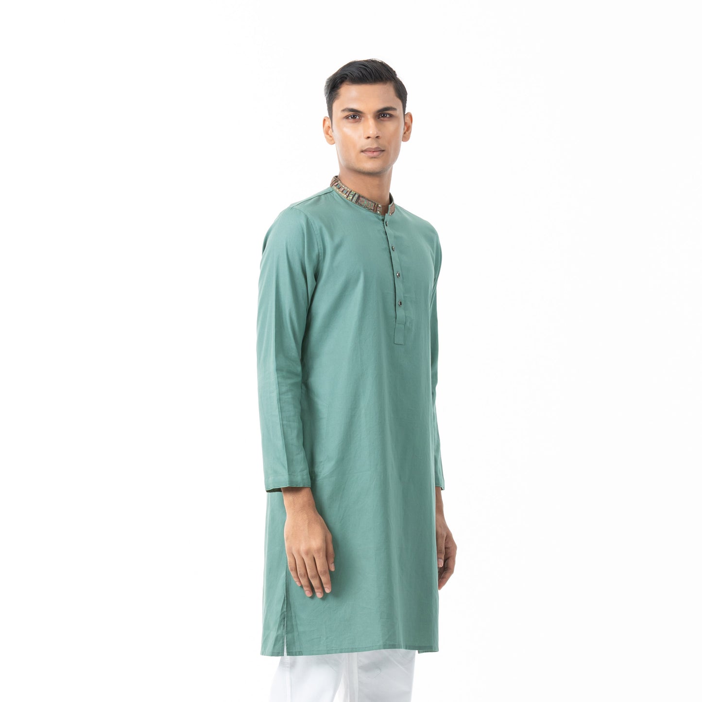 Mens Mint Karchupi Panjabi