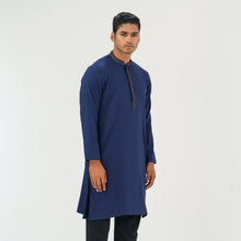 Load image into Gallery viewer, Mens Blue Karchupi Panjabi
