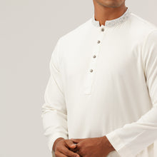 Load image into Gallery viewer, Mens White Karchupi Panjabi
